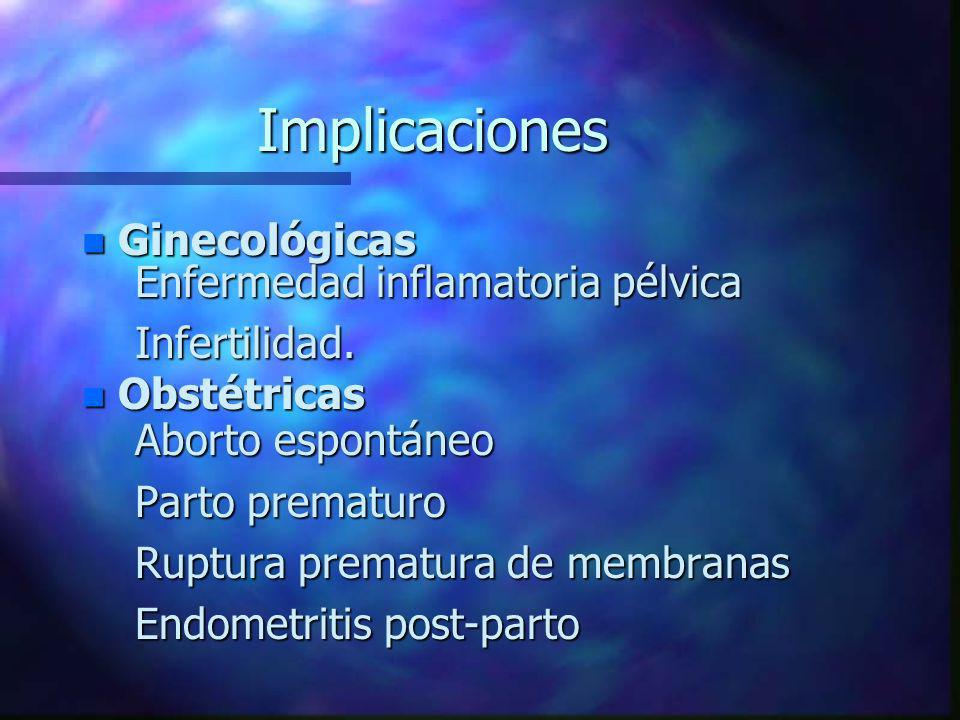 Implicaciones Ginecológicas Enfermedad inflamatoria pélvica