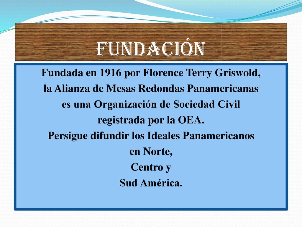fundación Fundada en 1916 por Florence Terry Griswold,