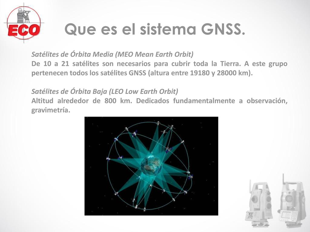 Que es el sistema GNSS. Satélites de Órbita Media (MEO Mean Earth Orbit)