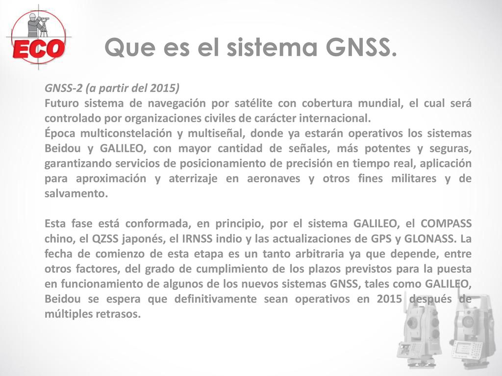 Que es el sistema GNSS. GNSS-2 (a partir del 2015)