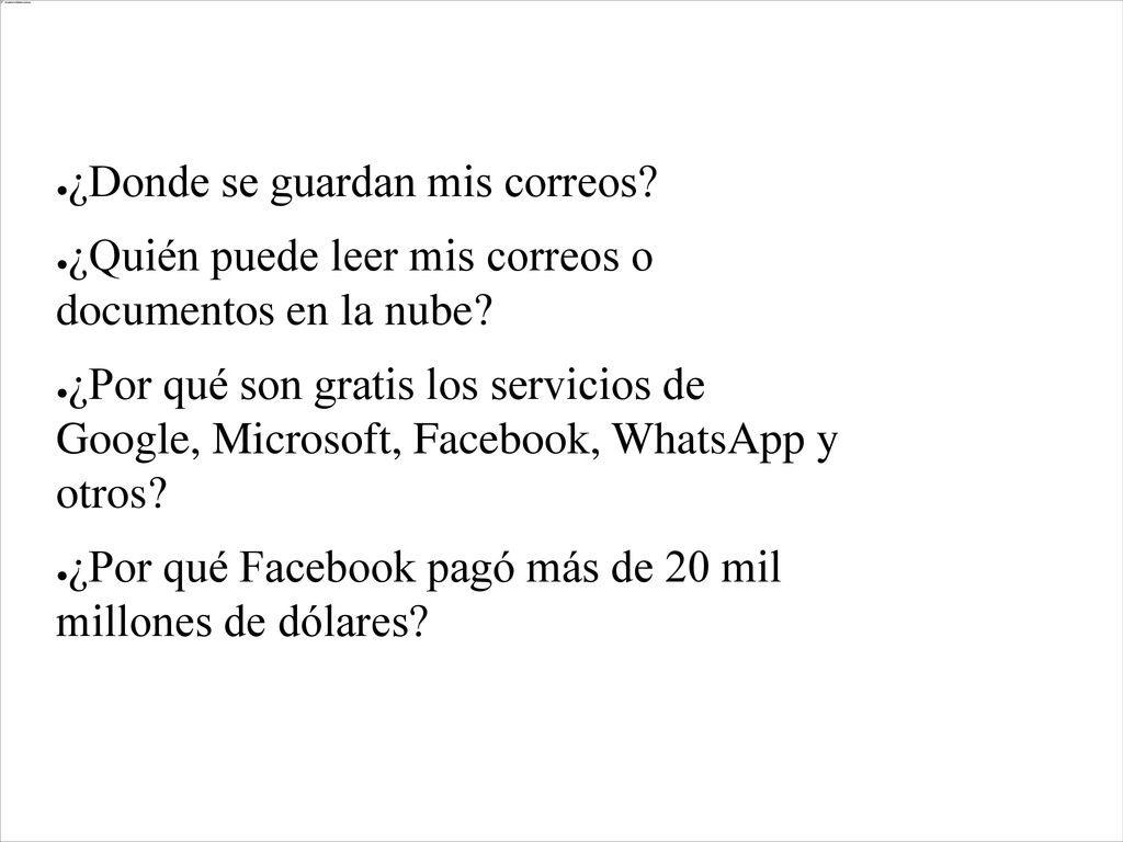 Algunas preguntas ¿Donde se guardan mis correos