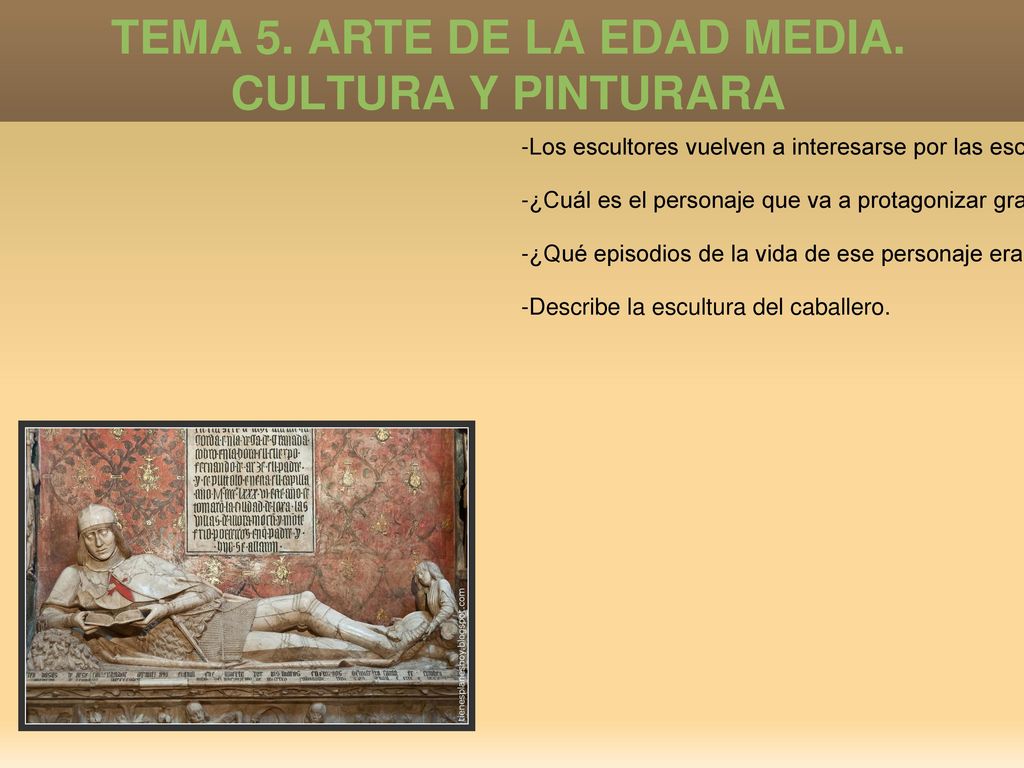 TEMA 5. ARTE DE LA EDAD MEDIA. CULTURA Y PINTURARA