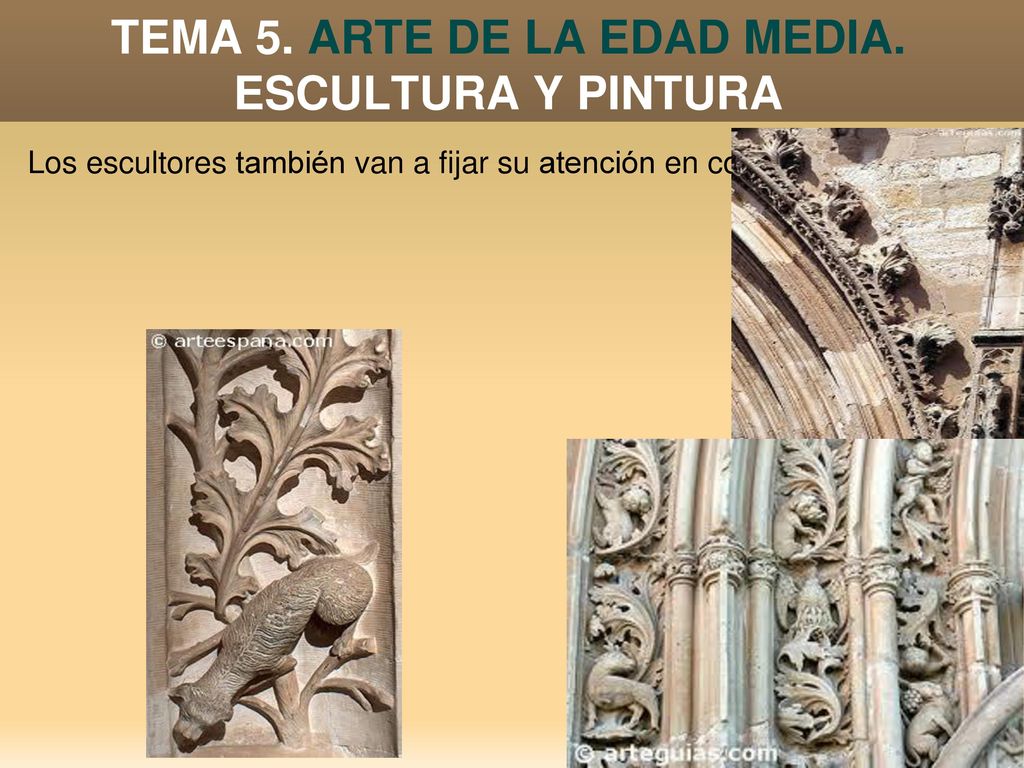 TEMA 5. ARTE DE LA EDAD MEDIA. ESCULTURA Y PINTURA