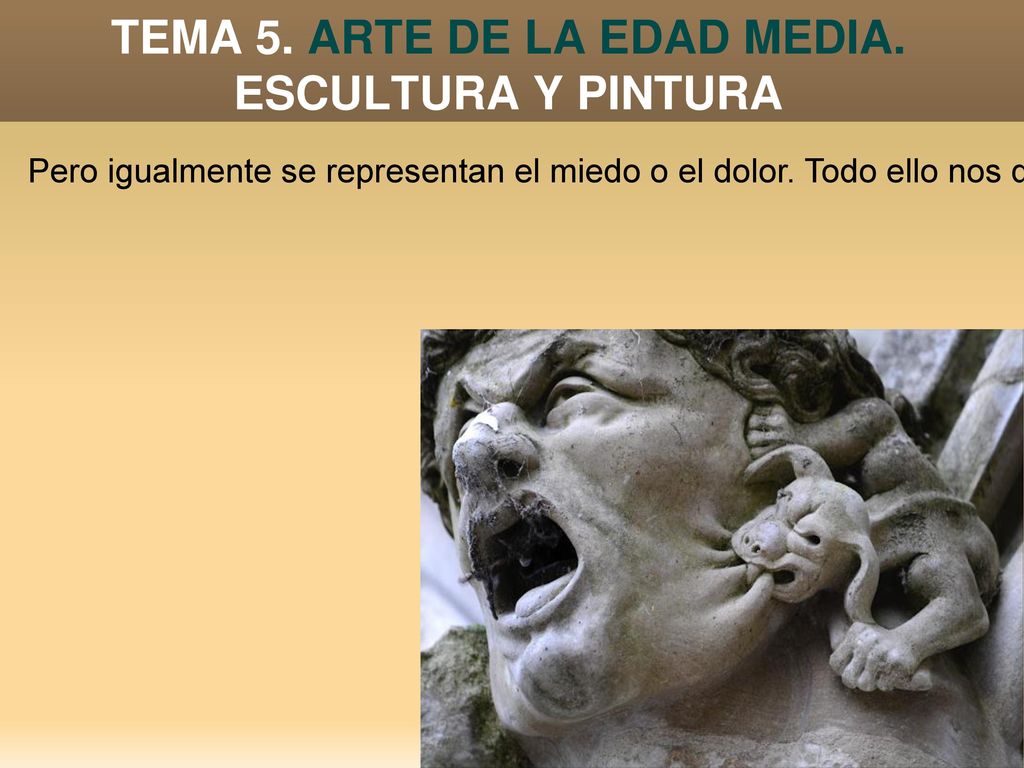 TEMA 5. ARTE DE LA EDAD MEDIA. ESCULTURA Y PINTURA