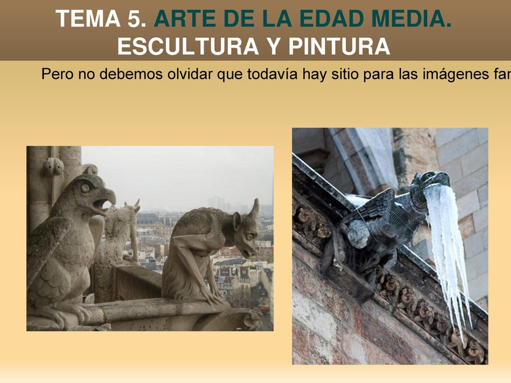 TEMA 5. ARTE DE LA EDAD MEDIA. ESCULTURA Y PINTURA