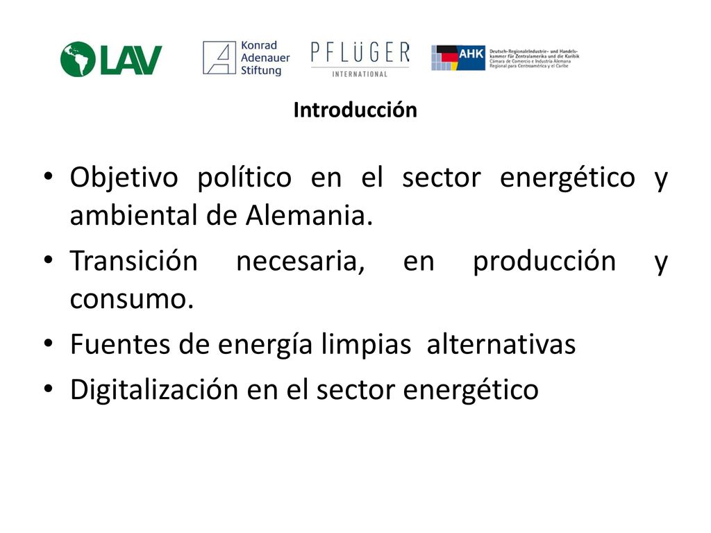 Objetivo político en el sector energético y ambiental de Alemania.