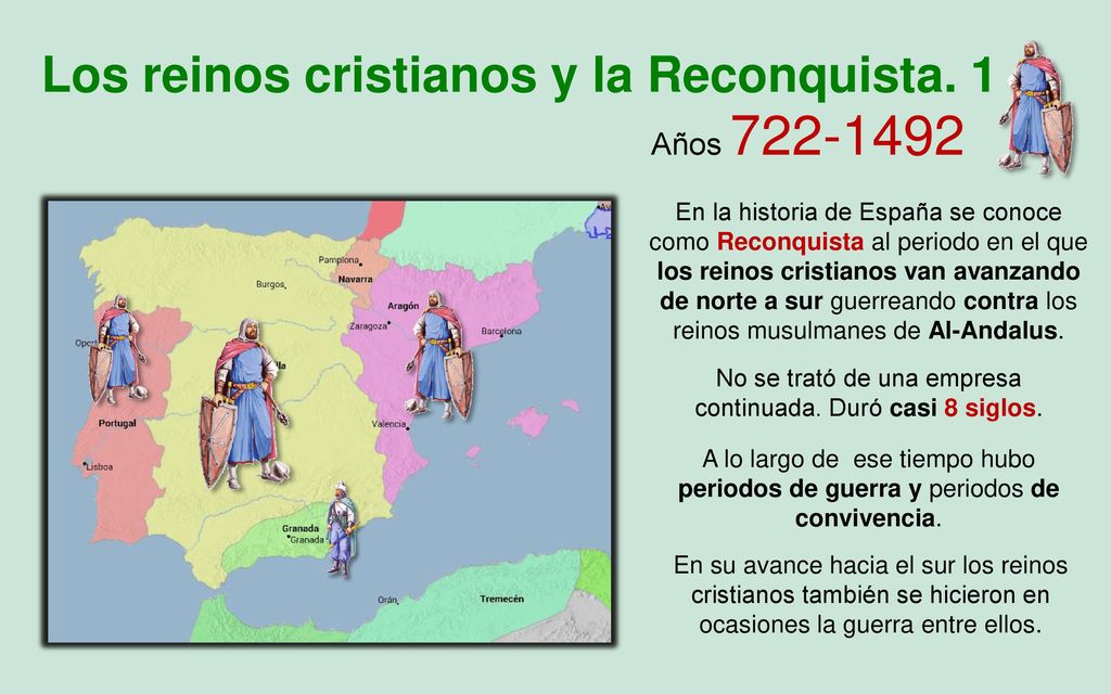 No se trató de una empresa continuada. Duró casi 8 siglos.