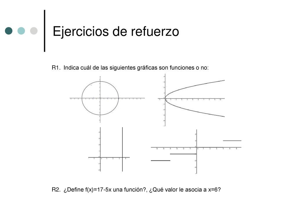 Ejercicios de refuerzo