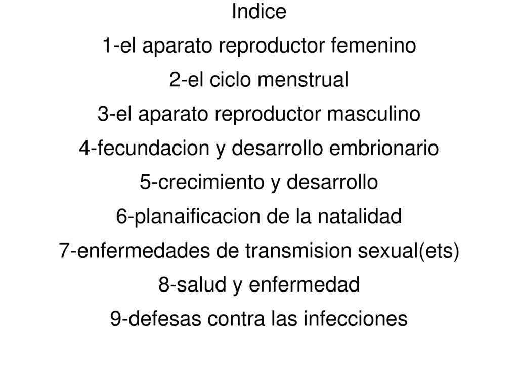 1-el aparato reproductor femenino 2-el ciclo menstrual