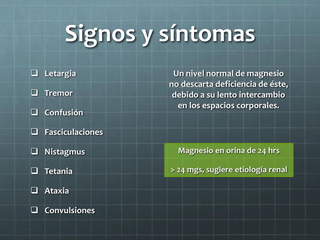 Magnesio en orina de 24 hrs > 24 mgs, sugiere etiología renal