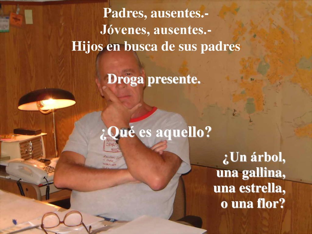 Padres, ausentes.- Jóvenes, ausentes.- Hijos en busca de sus padres