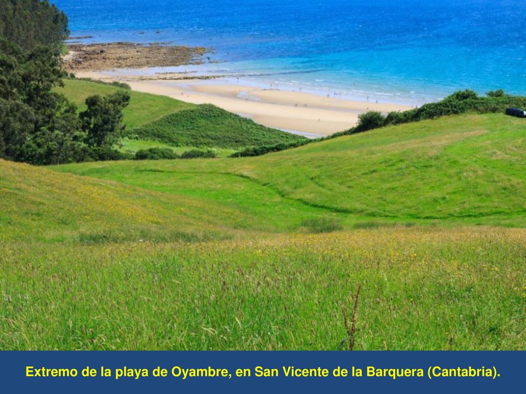 Extremo de la playa de Oyambre, en San Vicente de la Barquera (Cantabria).