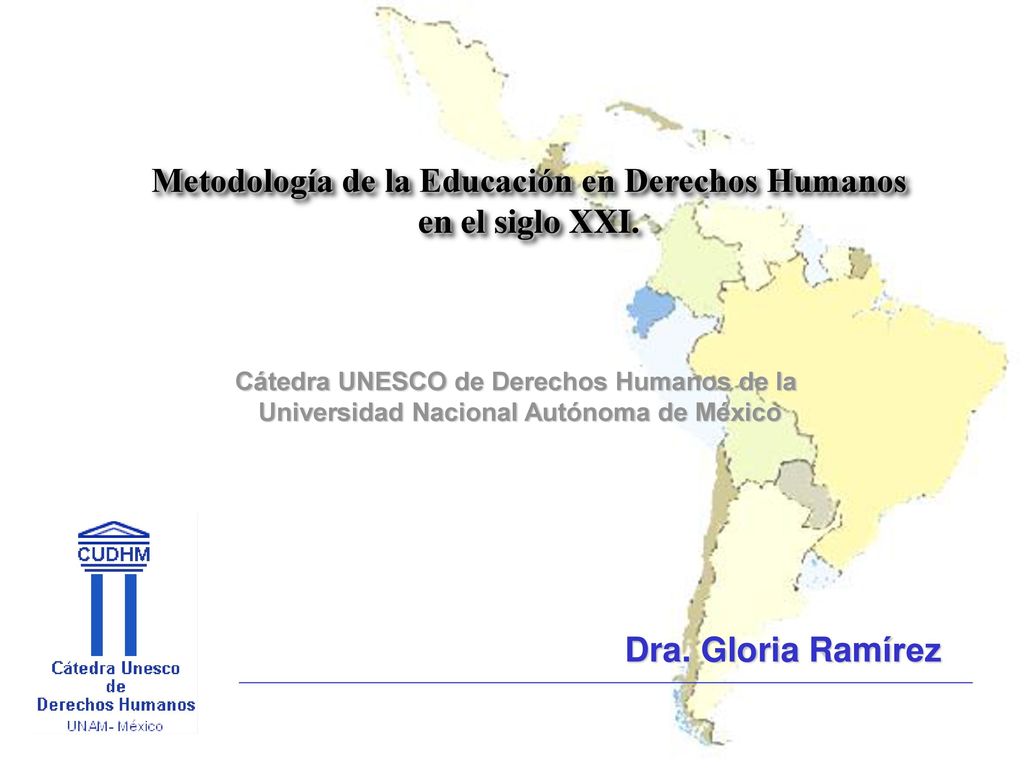 Metodología de la Educación en Derechos Humanos en el siglo XXI.