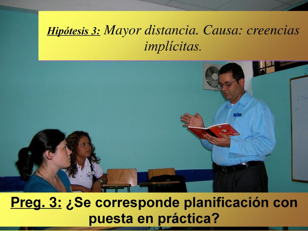 Preg. 3: ¿Se corresponde planificación con puesta en práctica