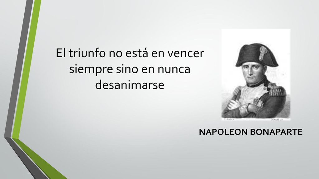 El triunfo no está en vencer siempre sino en nunca desanimarse