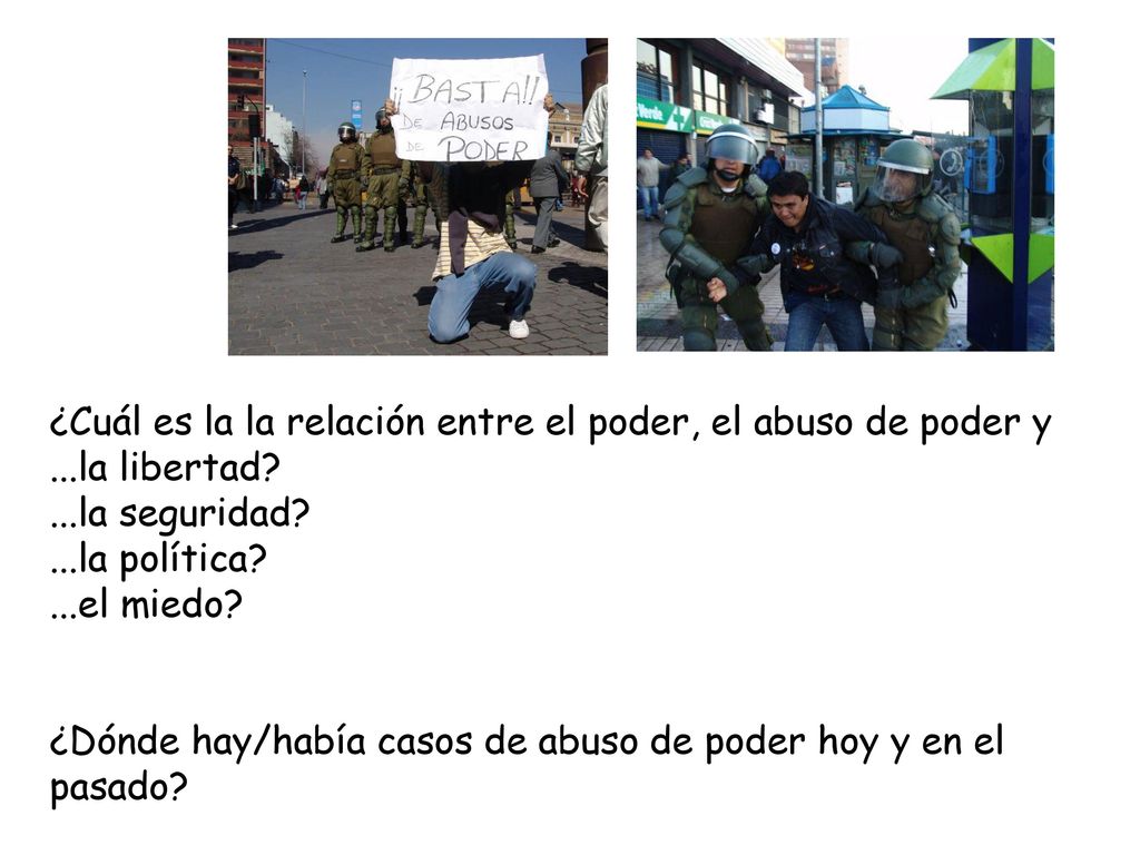 ¿Cuál es la la relación entre el poder, el abuso de poder y