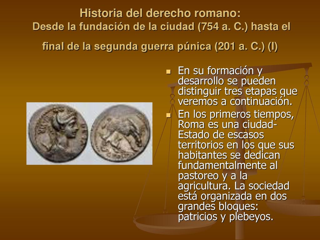 Historia del derecho romano: Desde la fundación de la ciudad (754 a. C