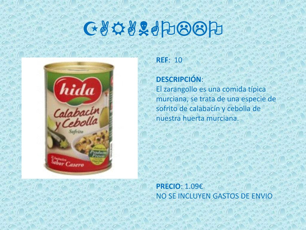 ZARANGOLLO REF: 10 DESCRIPCIÓN: El zarangollo es una comida típica