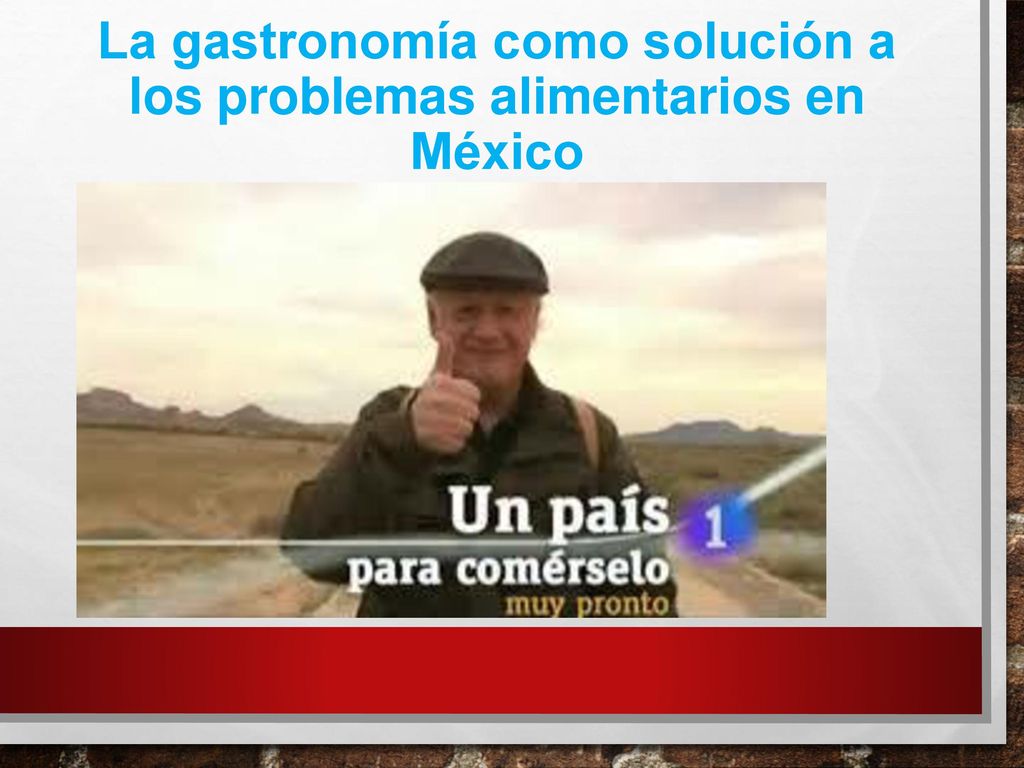 La gastronomía como solución a los problemas alimentarios en México