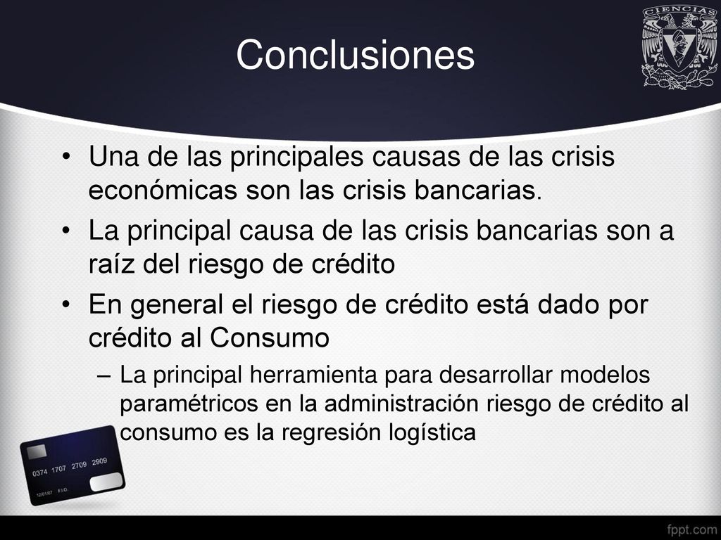 Conclusiones Una de las principales causas de las crisis económicas son las crisis bancarias.