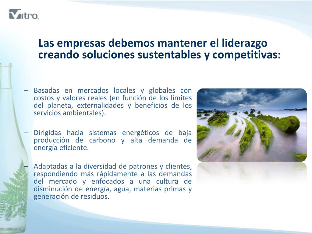 Las empresas debemos mantener el liderazgo creando soluciones sustentables y competitivas:
