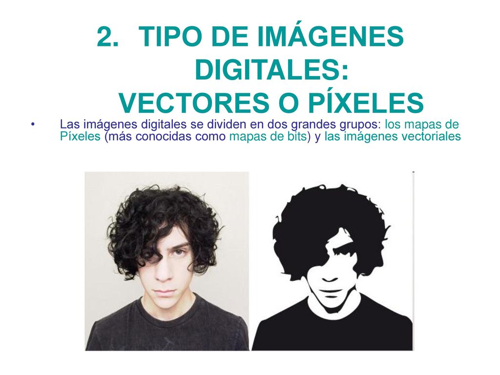 TIPO DE IMÁGENES DIGITALES: VECTORES O PÍXELES