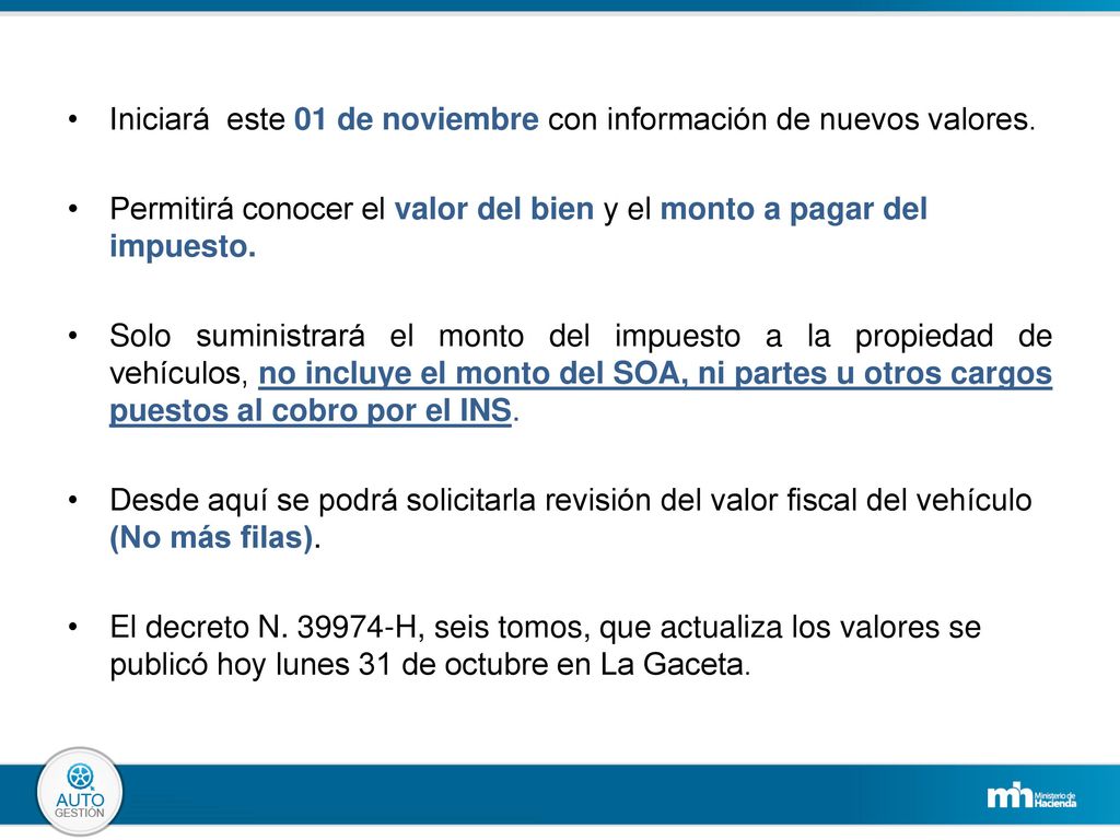 Iniciará este 01 de noviembre con información de nuevos valores.