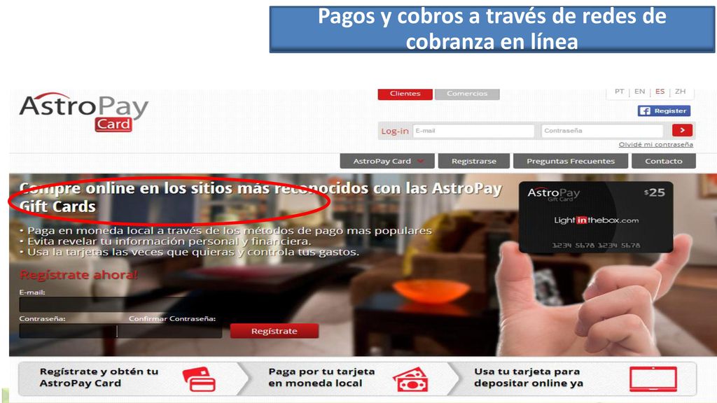 Pagos y cobros a través de redes de cobranza en línea