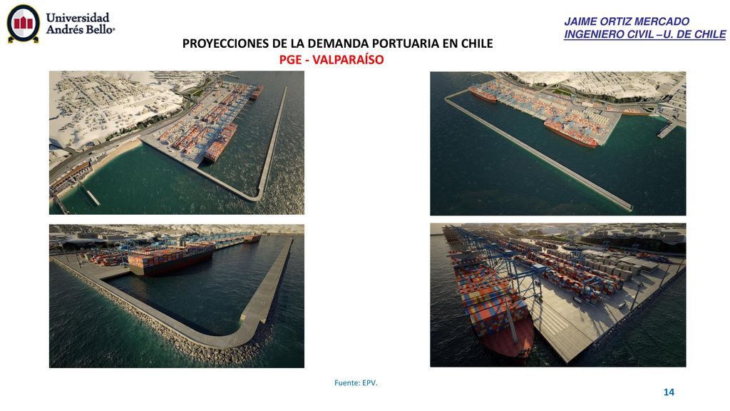 PROYECCIONES DE LA DEMANDA PORTUARIA EN CHILE PGE - VALPARAÍSO