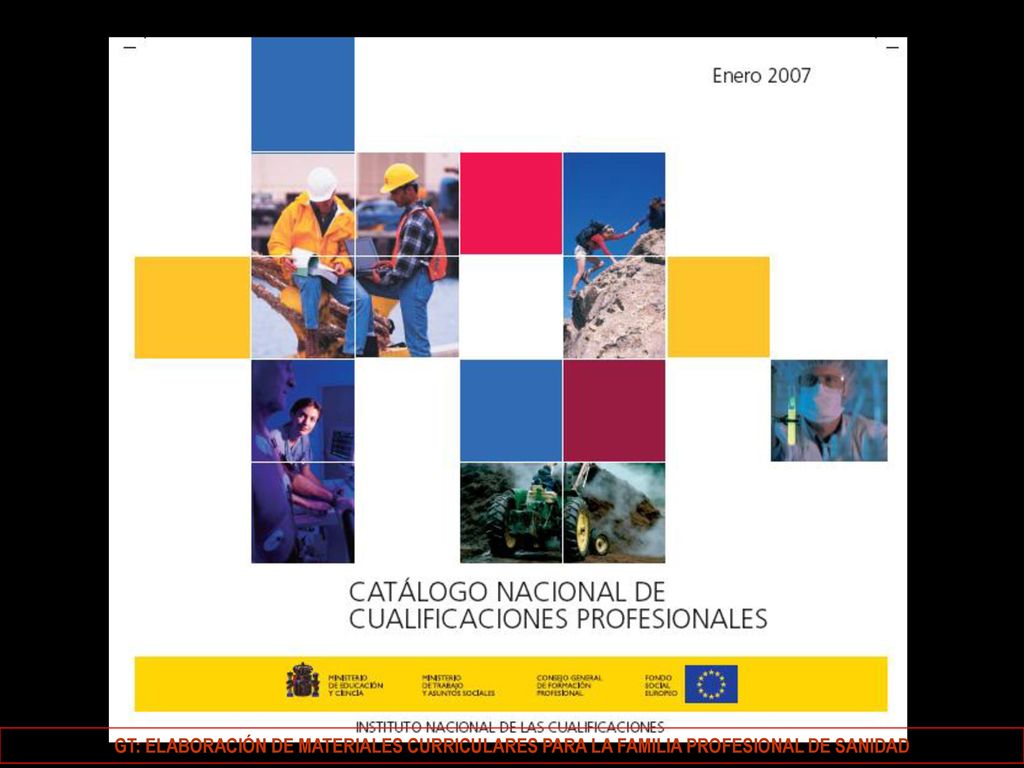 GT: ELABORACIÓN DE MATERIALES CURRICULARES PARA LA FAMILIA PROFESIONAL DE SANIDAD