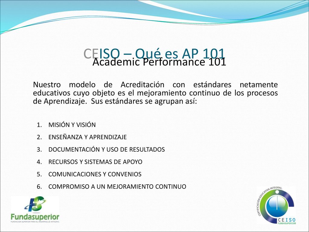 CEISO – Qué es AP 101 Academic Performance 101