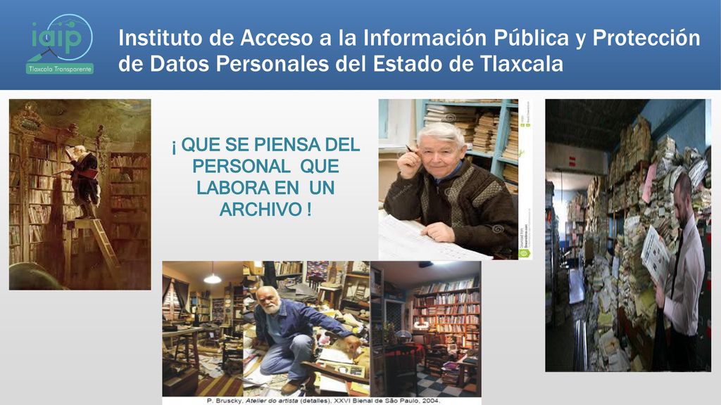 ¡ QUE SE PIENSA DEL PERSONAL QUE LABORA EN UN ARCHIVO !