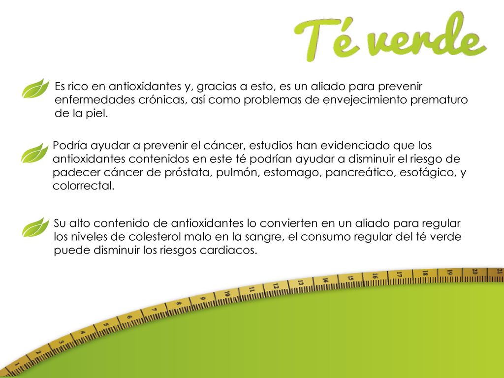 Es rico en antioxidantes y, gracias a esto, es un aliado para prevenir enfermedades crónicas, así como problemas de envejecimiento prematuro de la piel.