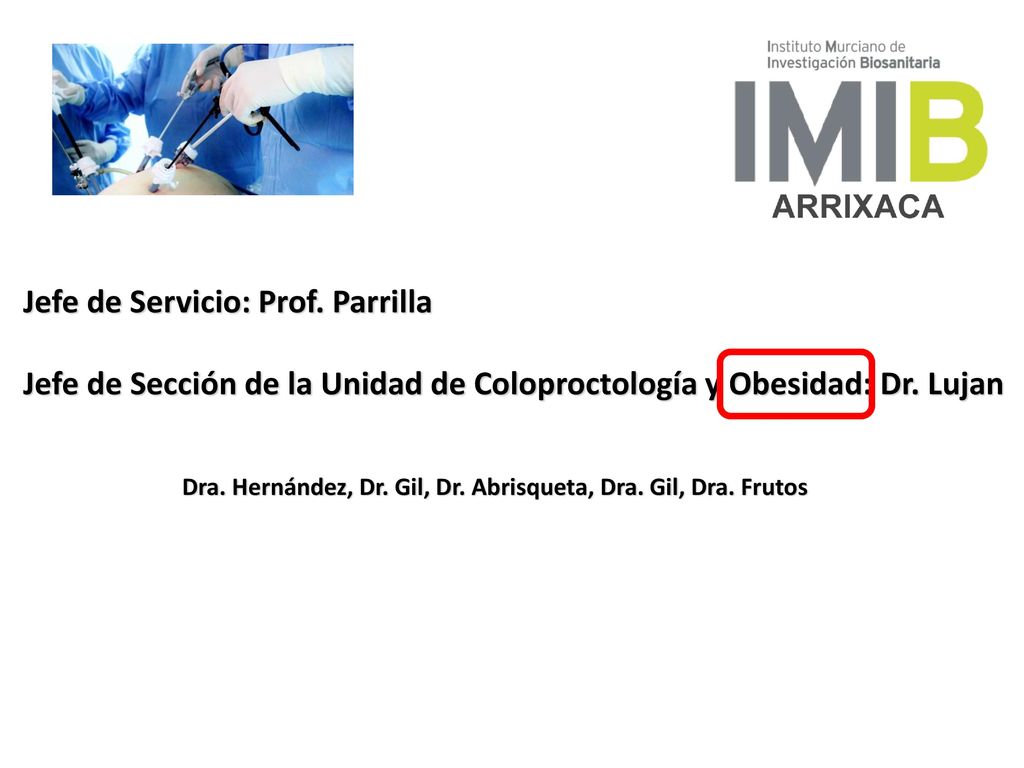 Dra. Hernández, Dr. Gil, Dr. Abrisqueta, Dra. Gil, Dra. Frutos