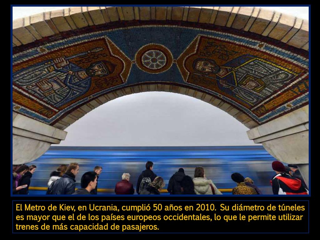 El Metro de Kiev, en Ucrania, cumplió 50 años en 2010