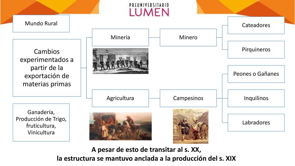 Cambios experimentados a partir de la exportación de materias primas
