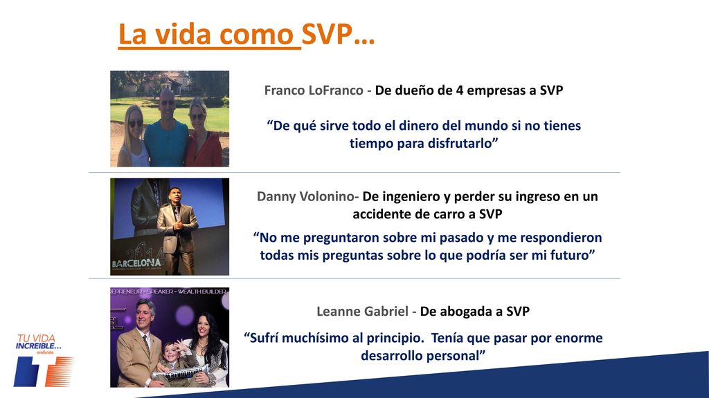 La vida como SVP… Franco LoFranco - De dueño de 4 empresas a SVP