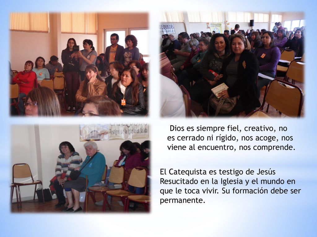 Lo esencial es la familiaridad que se debe gestar entre el catequista y Jesús.