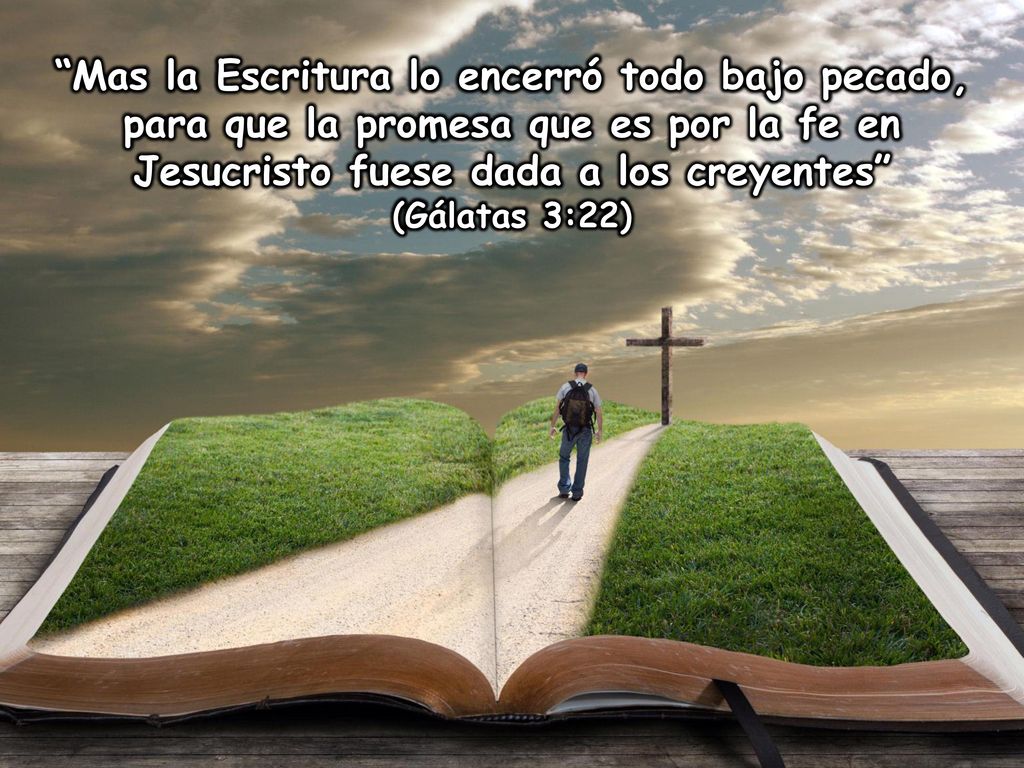 Mas la Escritura lo encerró todo bajo pecado, para que la promesa que es por la fe en Jesucristo fuese dada a los creyentes (Gálatas 3:22)