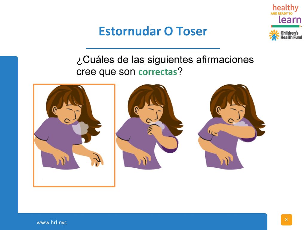 Estornudar O Toser ¿Cuáles de las siguientes afirmaciones cree que son correctas