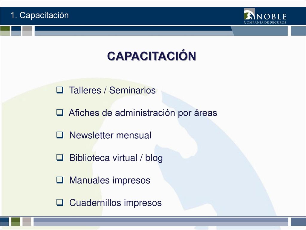 CAPACITACIÓN Talleres / Seminarios Afiches de administración por áreas