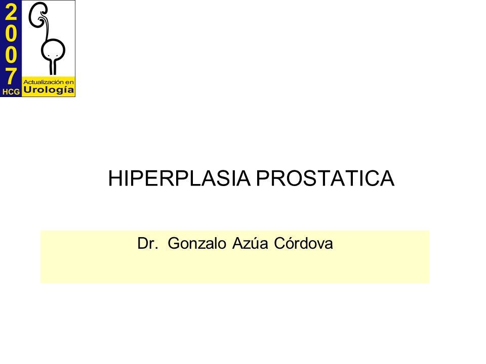 HIPERPLASIA PROSTATICA