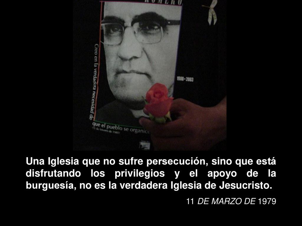 Una Iglesia que no sufre persecución, sino que está disfrutando los privilegios y el apoyo de la burguesía, no es la verdadera Iglesia de Jesucristo.