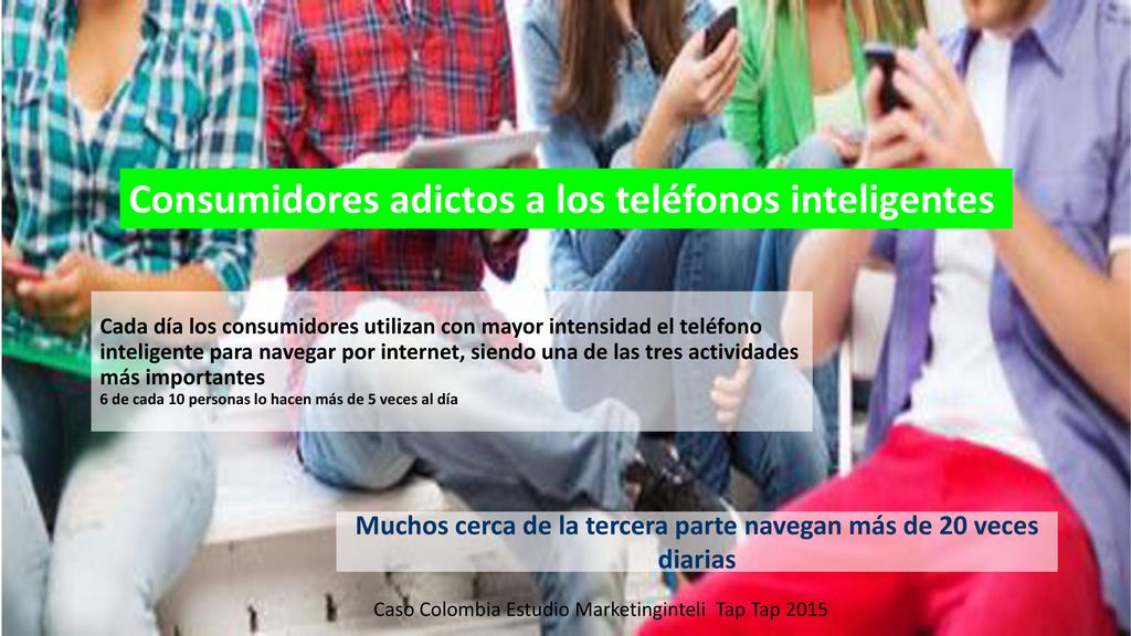 Muchos cerca de la tercera parte navegan más de 20 veces diarias
