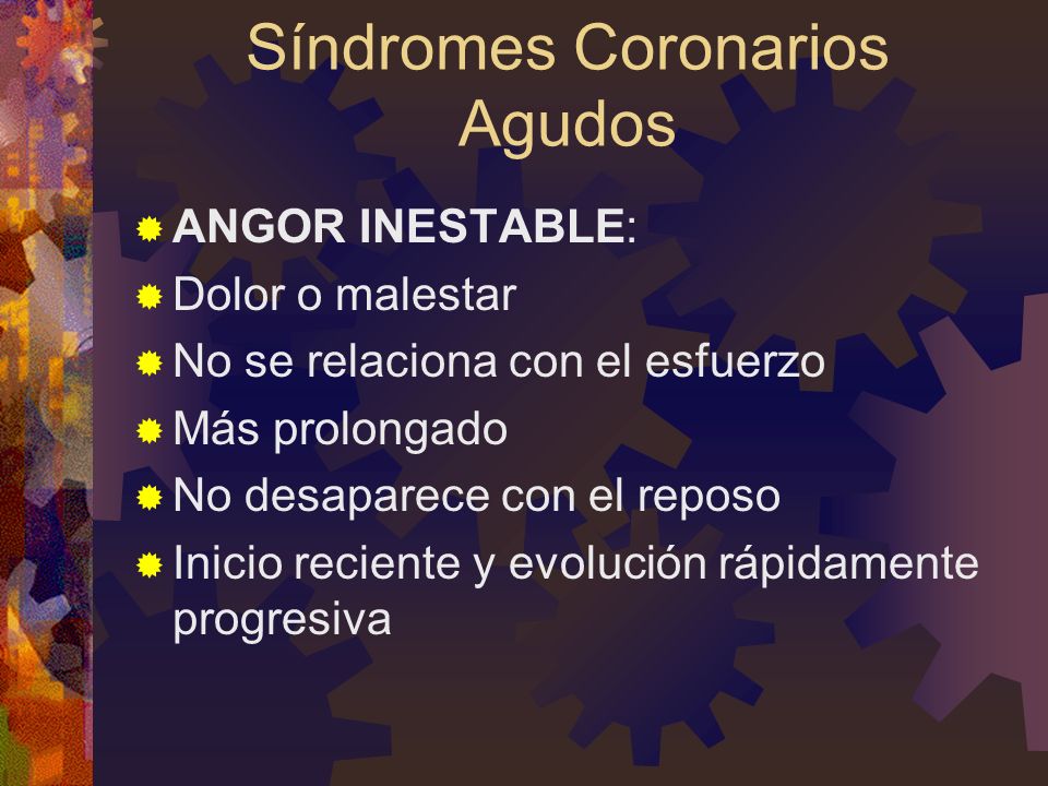 Síndromes Coronarios Agudos