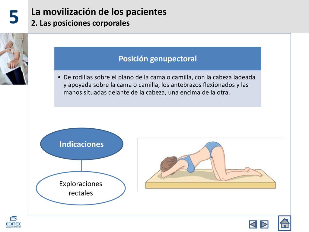 La movilización de los pacientes 2. Las posiciones corporales