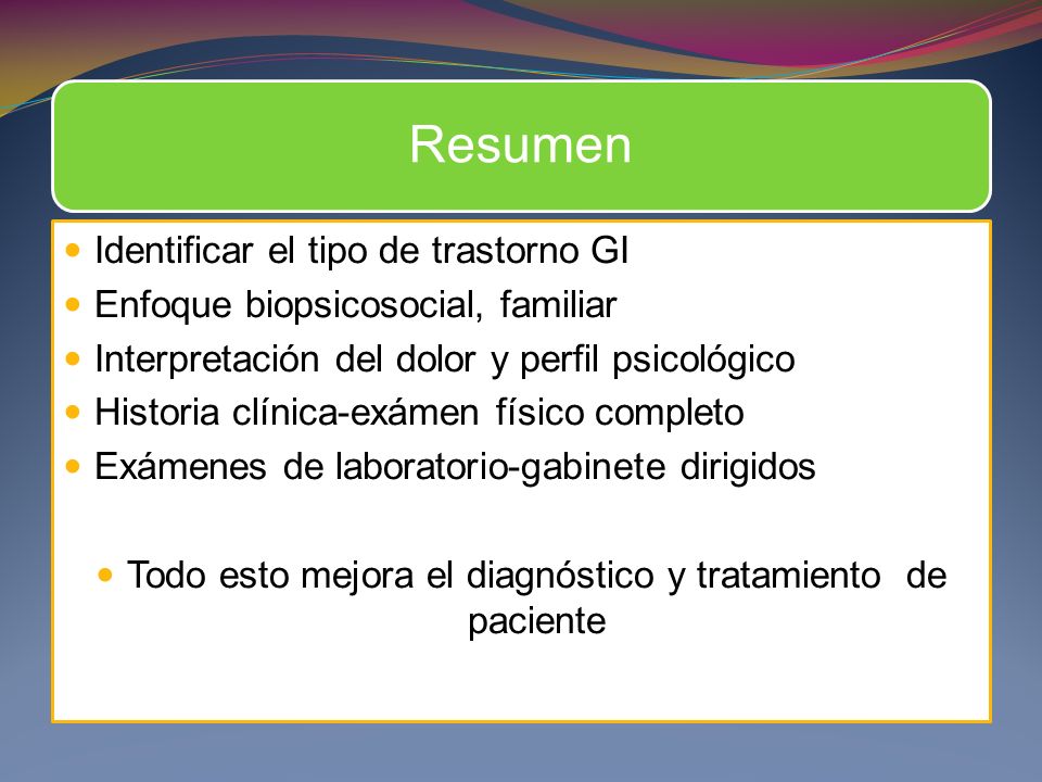 Todo esto mejora el diagnóstico y tratamiento de paciente