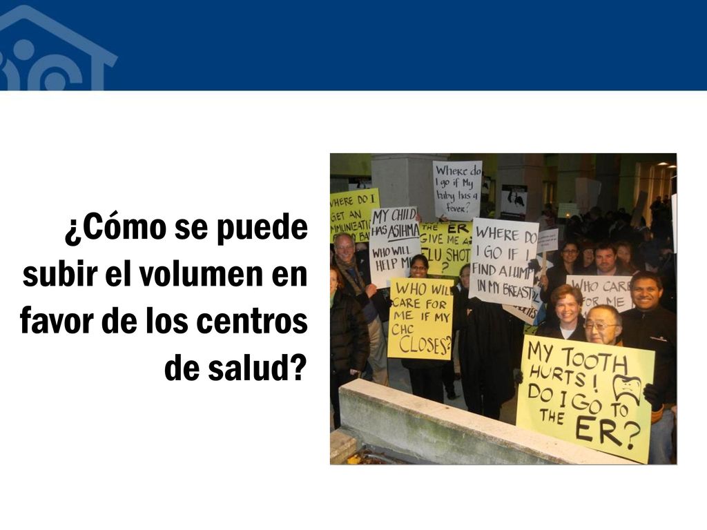 ¿Cómo se puede subir el volumen en favor de los centros de salud