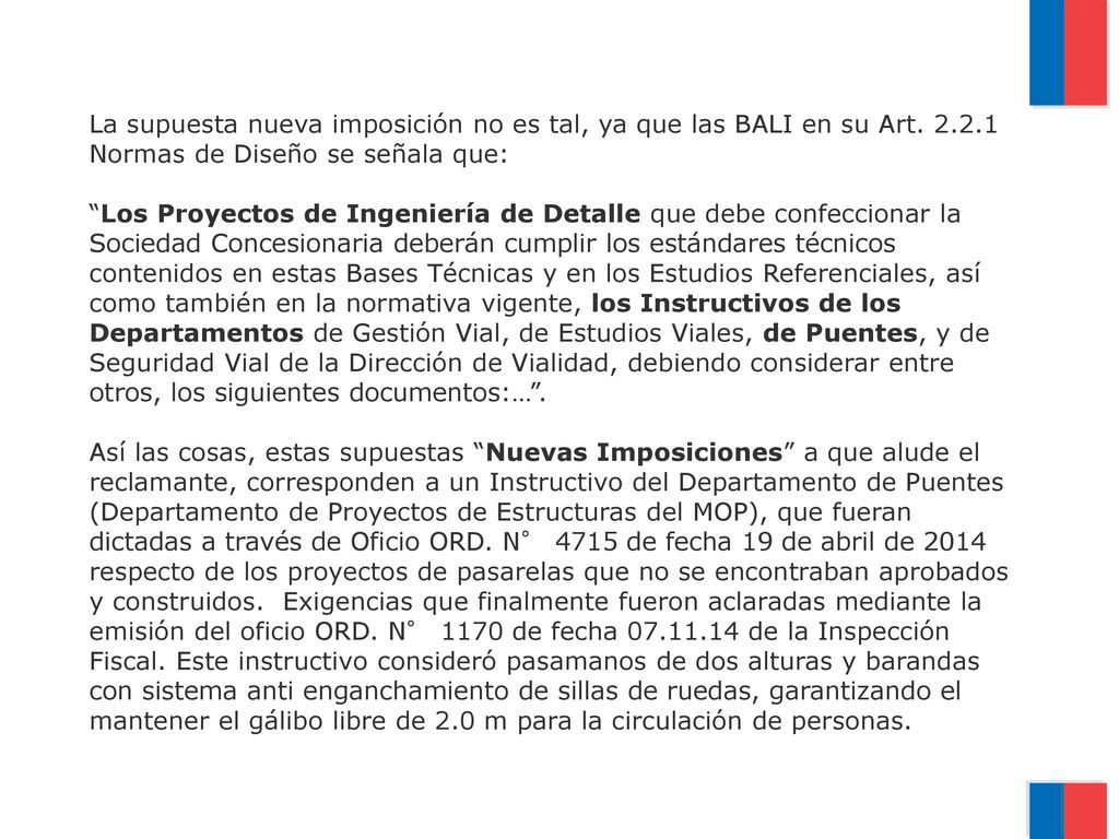 La supuesta nueva imposición no es tal, ya que las BALI en su Art.