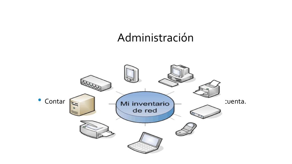 Administración Contar con un control de el hardware de redes con el que se cuenta.